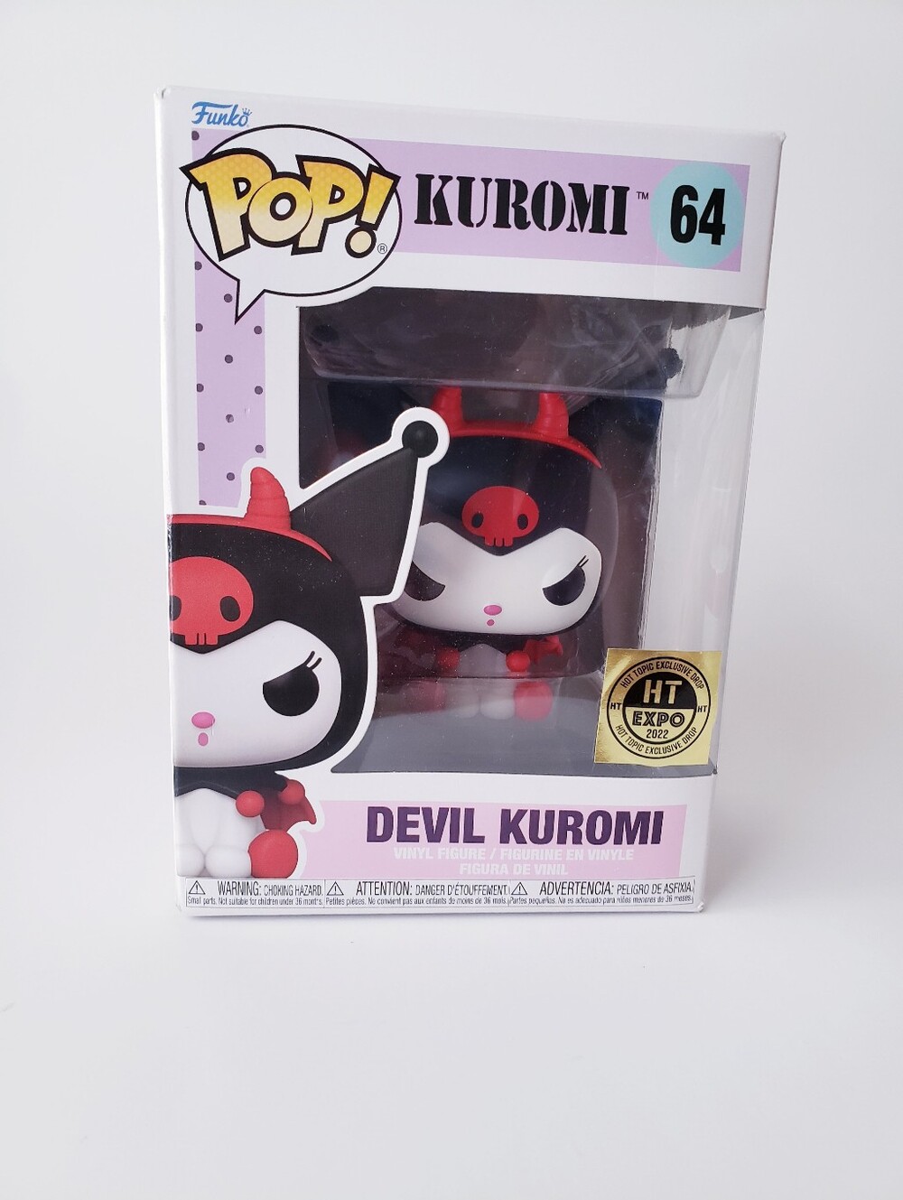 Funko Pop! Sanrio Devil Kuromi #64 Hot Topic Exclusive 2022